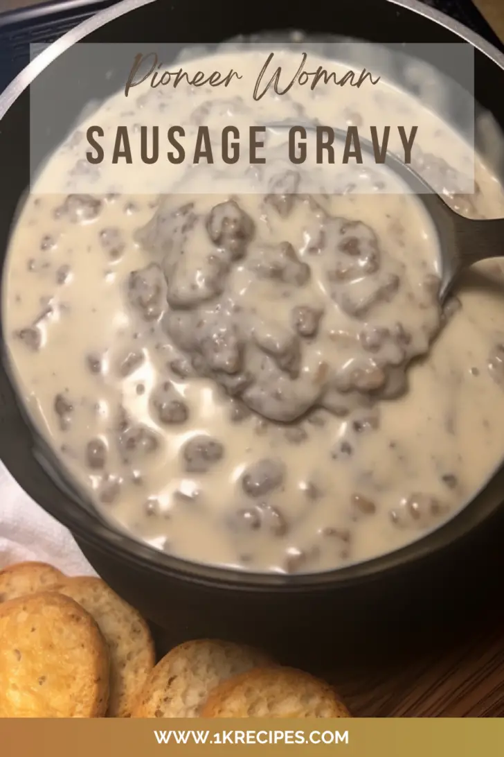 The Ultimate Pioneer Woman Sausage Gravy Recipe To Delight Your Taste Buds 1k Recipes 