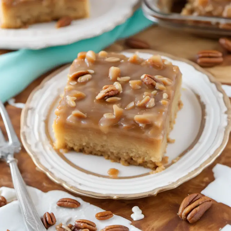 Southern Pecan Praline Cake Sheet – Easy Family Recipes!