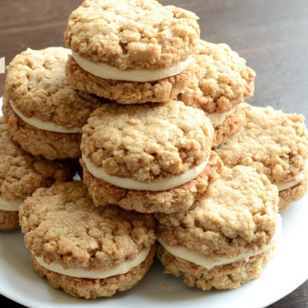 Peanut Butter Oatmeal Sandwich Cookies 1k Recipes!