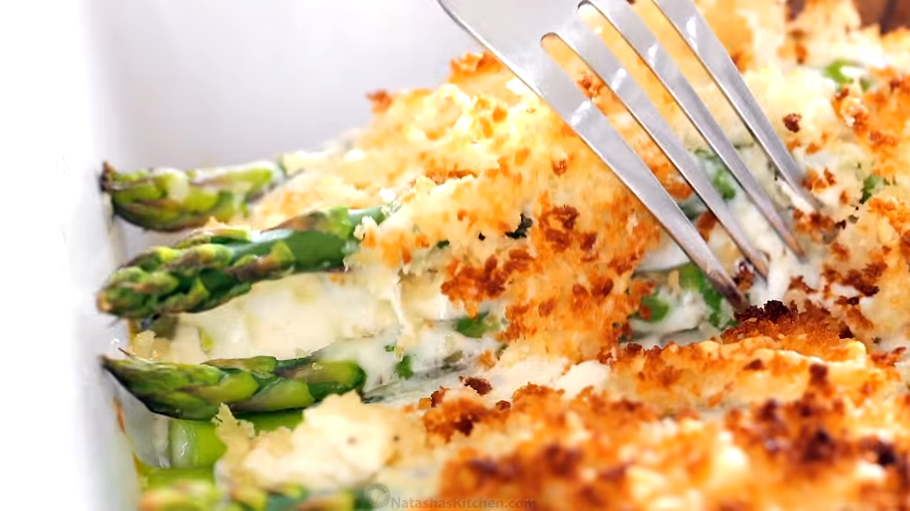 Cheesy Asparagus Casserole – 1k Recipes!