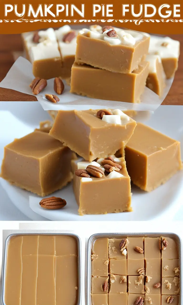 Love this Pumpkin Pie Fudge recipe? Pin it to your Dessert Board on Pinterest!