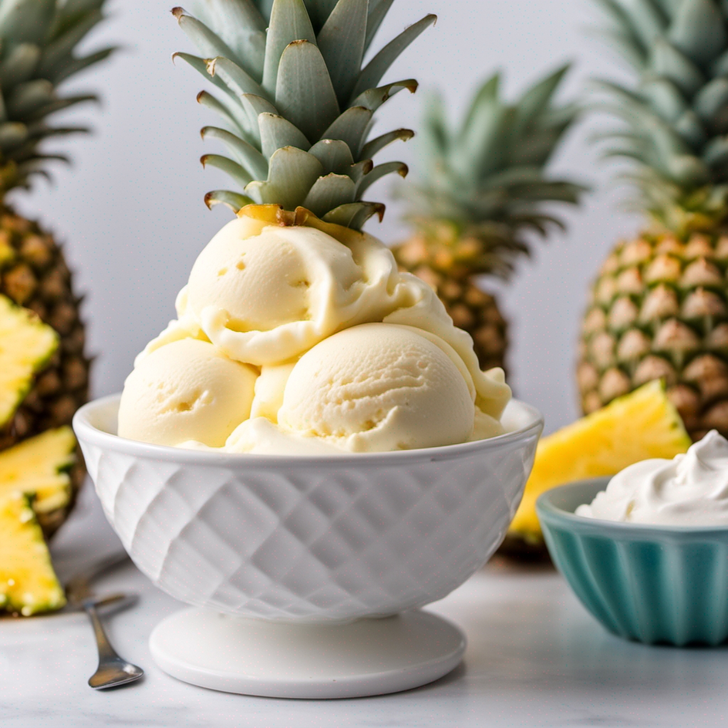 The Ultimate Homemade Pineapple Soft Serve Ice Cream Recipe – 1k Recipes!