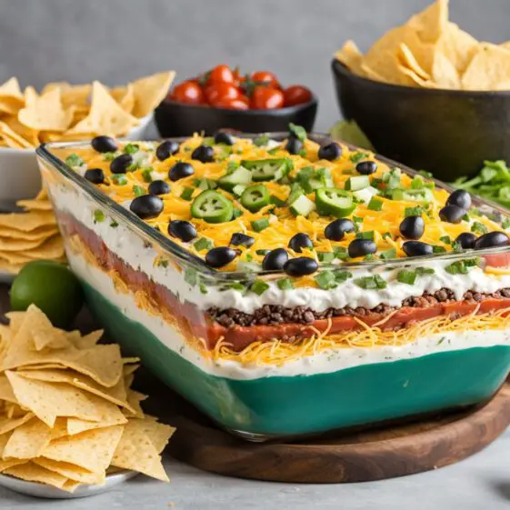 The Ultimate Easy 7 Layer Dip Recipe A Crowd Pleaser Every Time 1k Recipes 7940