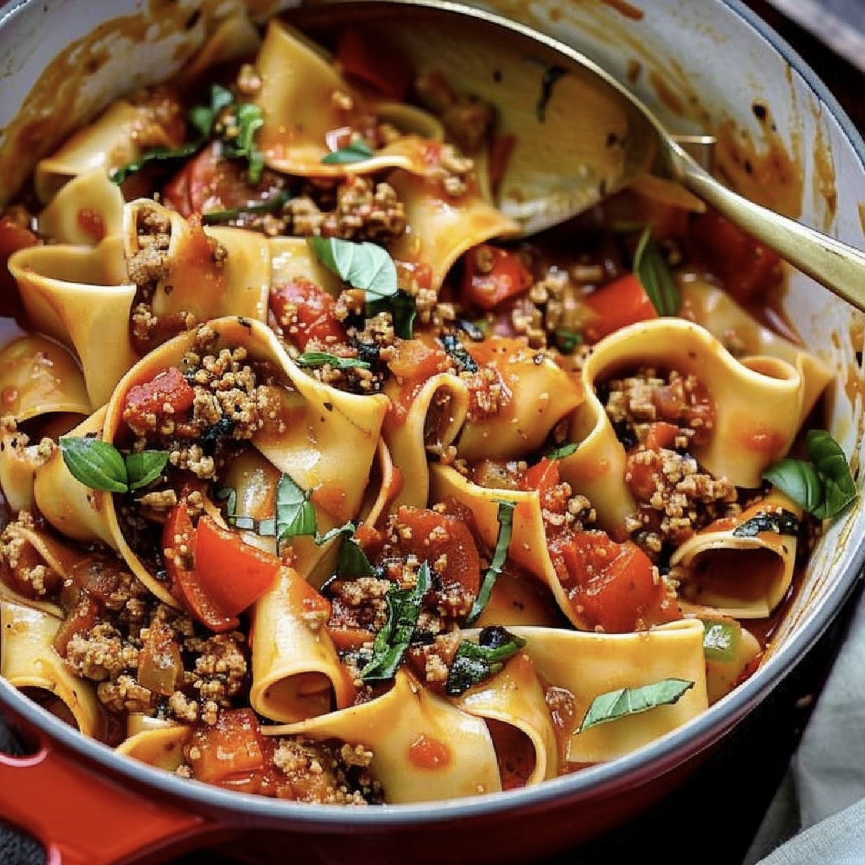 Discover the taste of tradition with our Italian Drunken Noodles recipe, perfect for a family feast!"