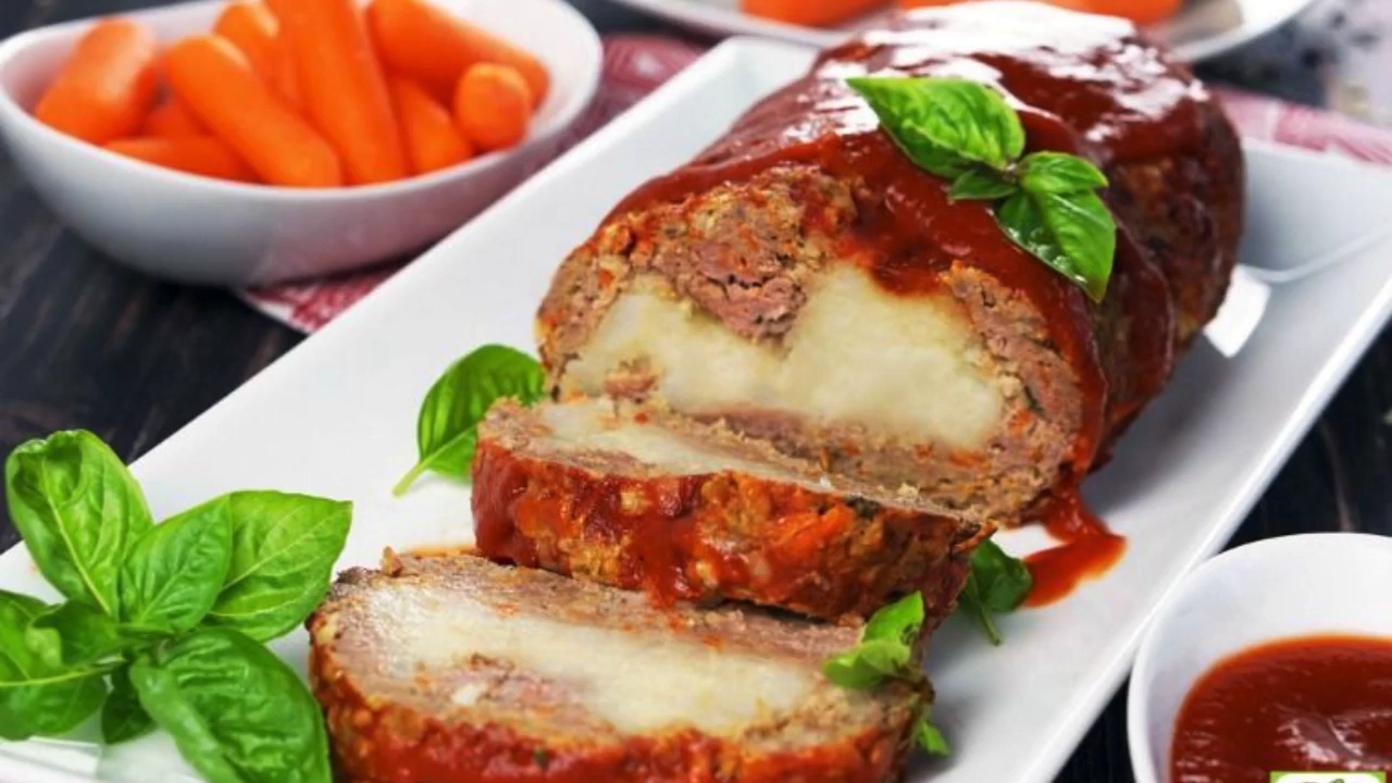 Mashed Potato Stuffed Meatloaf Squares – 1k Recipes!