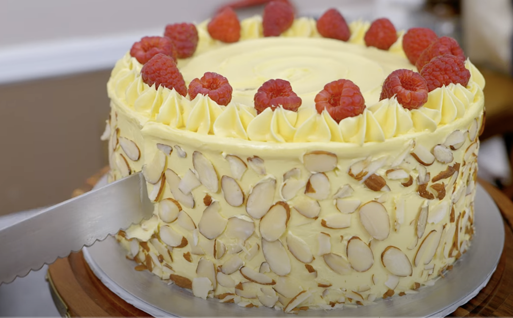 Chocolate Almond Raspberry Cake 1k Recipes!