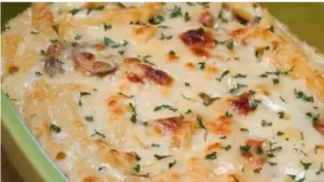 Baked Cheesy Chicken Penne