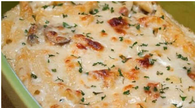 Baked Cheesy Chicken Penne