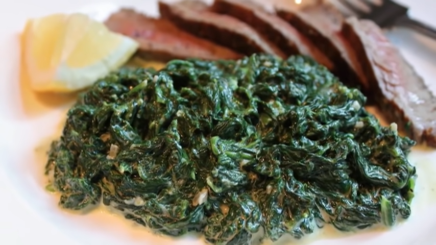 Fast and Easy Creamed Spinach – 1k Recipes!