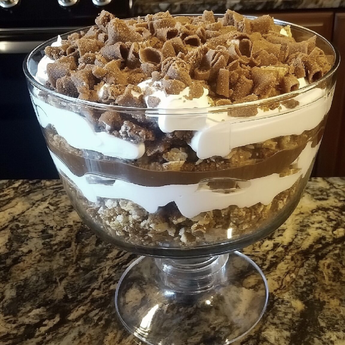 Heaven in a Bowl The Ultimate Peanut Butter Brownie Trifle Recipe 1k