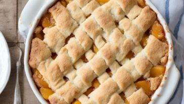 Triple Crust Peach Cobbler Recipe