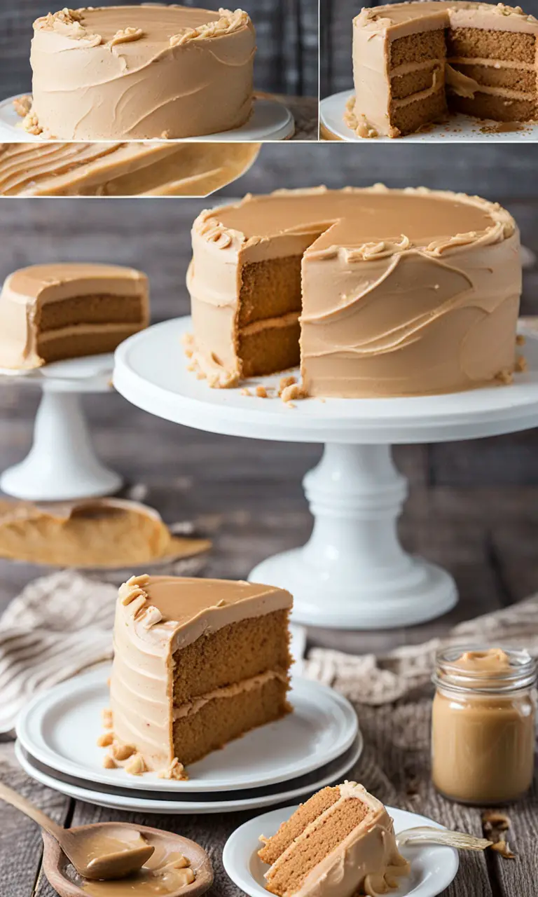 A close-up shot of the cake, showcasing its moist texture and the mini chocolate chip toppings.