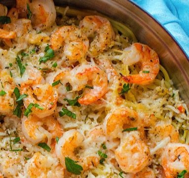 Garlic Parmesan Shrimp Scampi Pasta! – 1k Recipes!