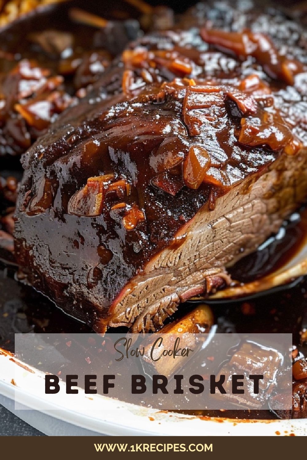 Love this mouthwatering Slow Cooker Beef Brisket recipe? Pin it to your favorite recipe board