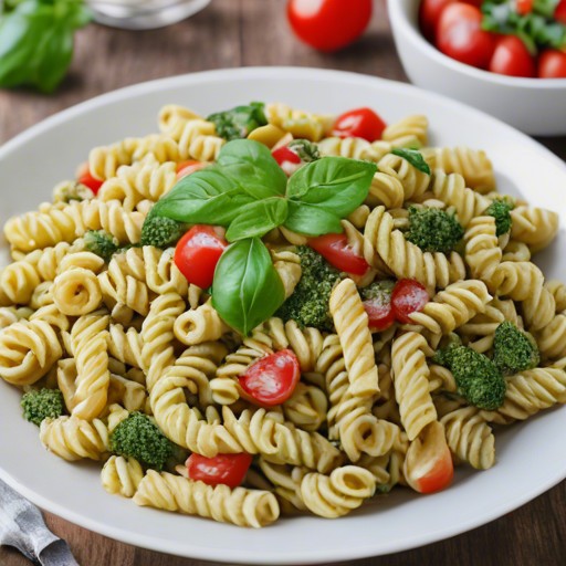 Pasta Salad with Pesto – 1k Recipes!