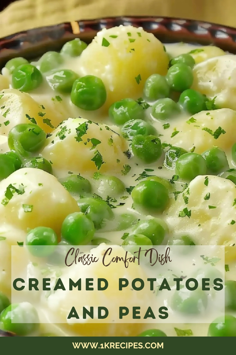 Rekindle your love for classic homestyle cooking with our Creamed Potatoes and Peas recipe. Perfect for family dinners and gatherings!