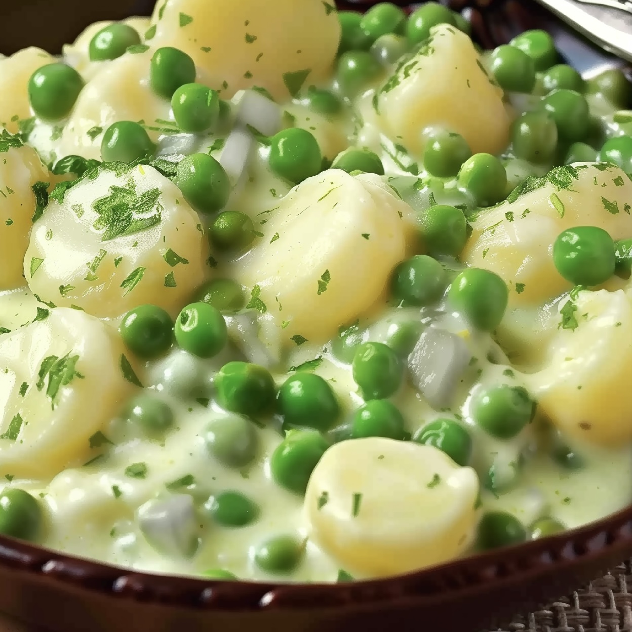 Try our Creamed Potatoes and Peas recipe and add a touch of homestyle cooking to your meals!