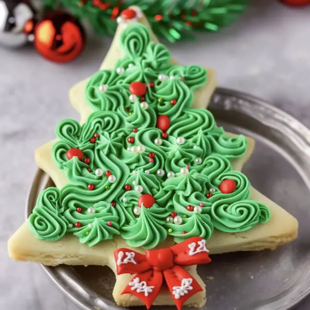 Christmas Sugar Cookies with Buttercream Frosting are a classic and beloved holiday treat.