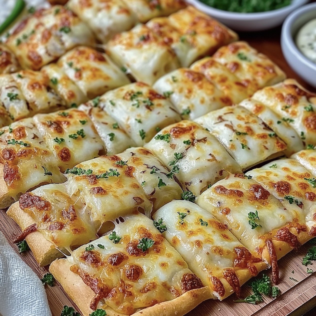 Ultimate Cheesy Garlic Breadsticks - Quick & Delicious Family Recipe