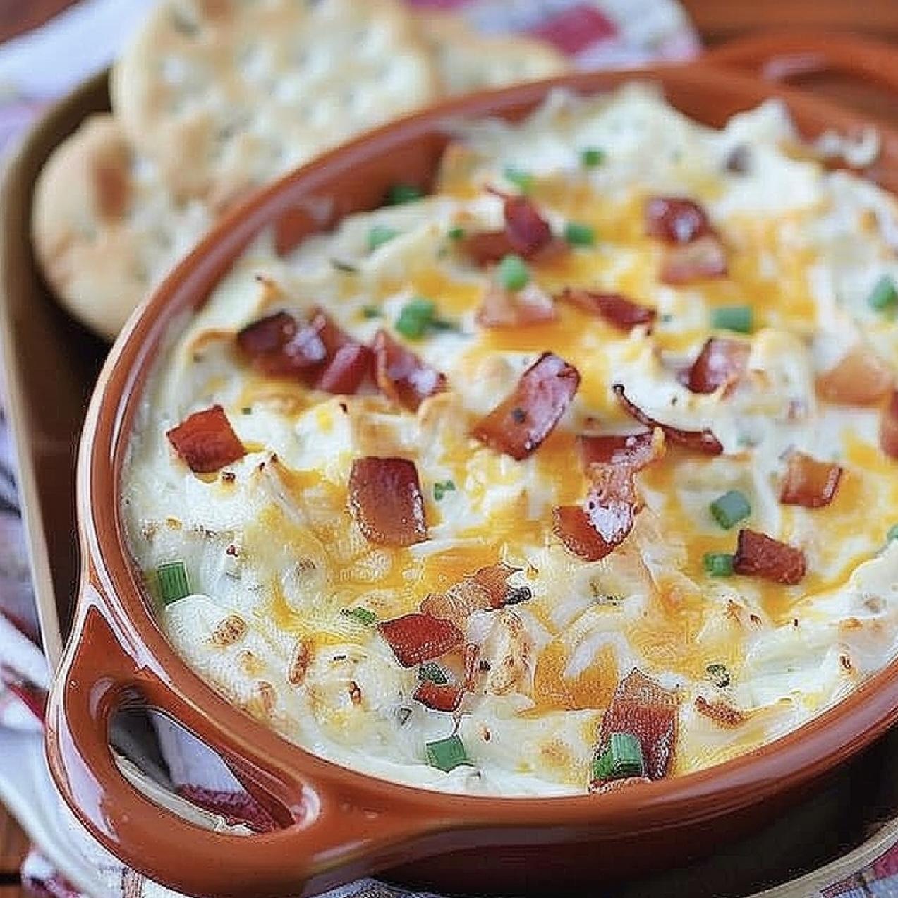 The Best Dip in the World - Creamy Cheese & Bacon