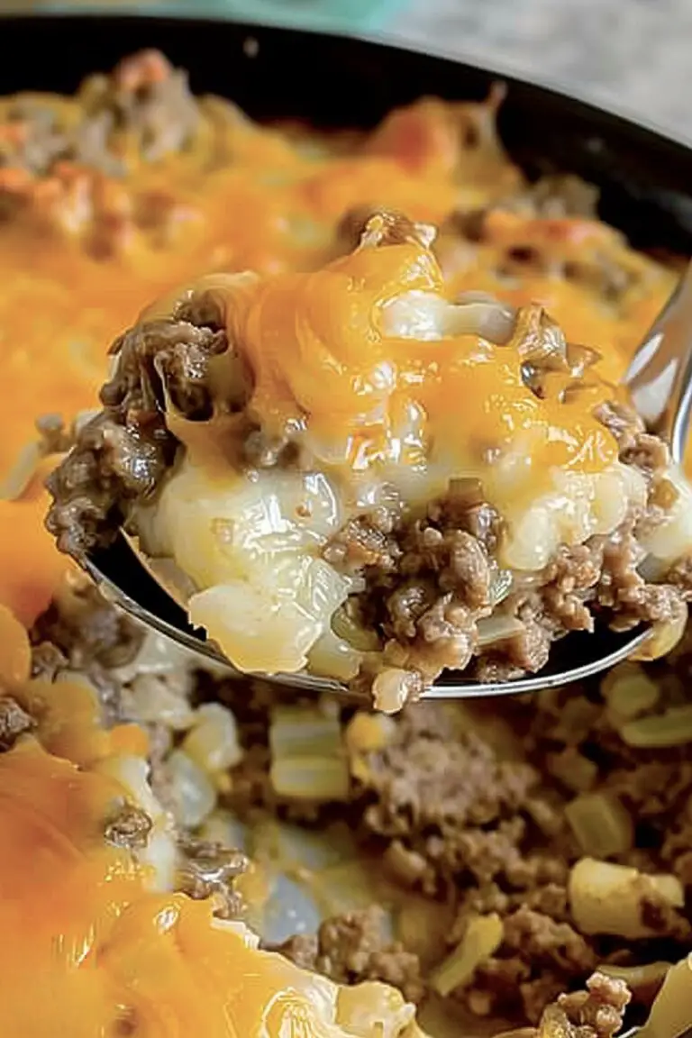 Easy 5-Ingredient Hamburger & Potato Casserole: Hearty Family Dinner