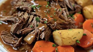Hearty Slow Cooker Pot Roast, Perfect Comfort Meal for Any Day