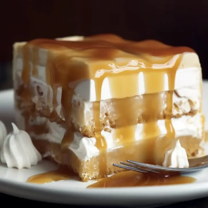 Quick & Delicious Ritz Cracker Salted Caramel Icebox Cake – 1k Recipes!