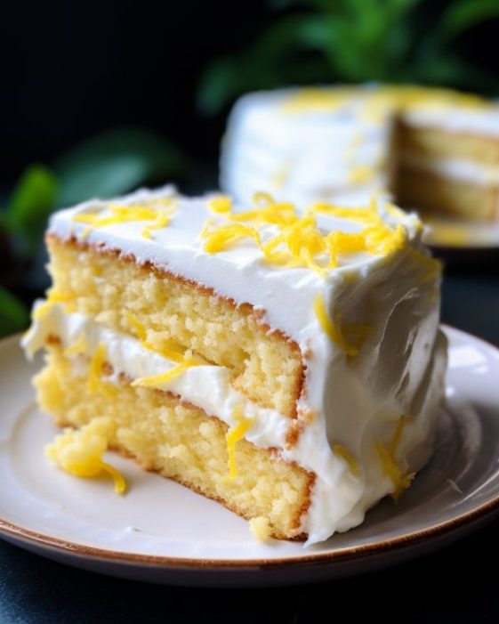 Lemon Velvet Cake with Lemon Cream Cheese Frosting – 1k Recipes!