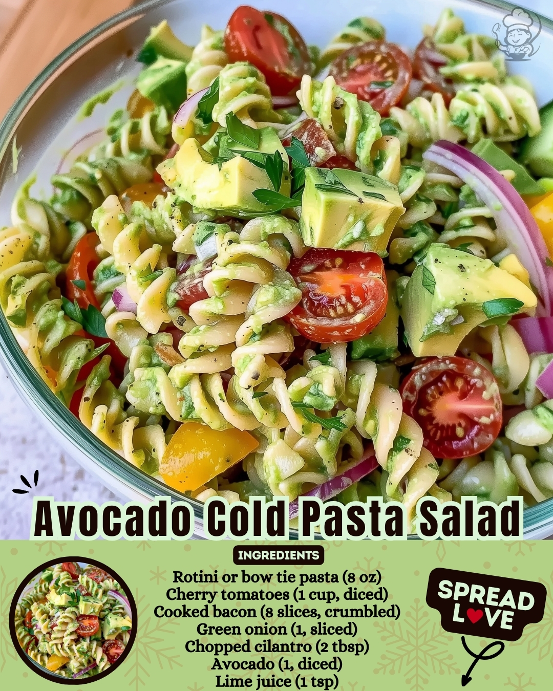 Avocado Cold Pasta Salad: Summer's Creamiest Dish

• Creamy, refreshing, and healthy
• Perfect for picnics and barbecues
• Easy to make and customize
• Packed with nutrients

Click for the full recipe and expert tips! 👇