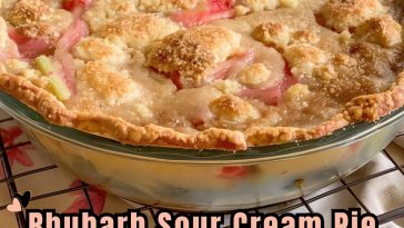 Old-Fashioned Rhubarb Pie Recipe