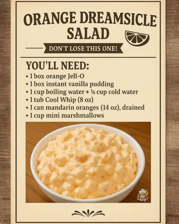Orange Dreamsicle Salad Recipe
